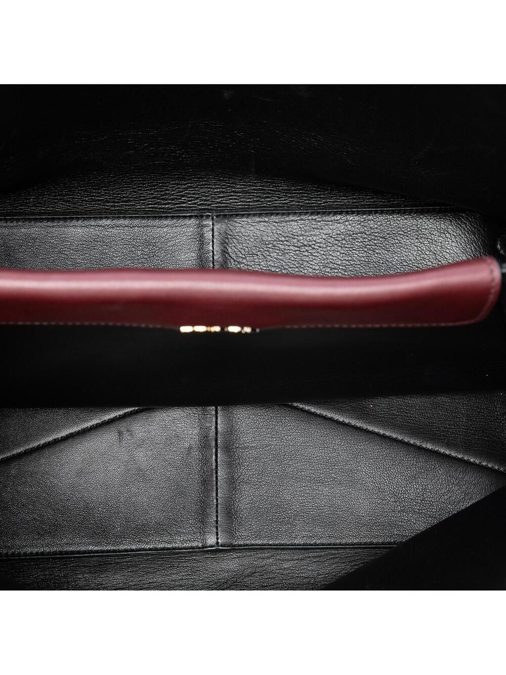 Prada Medium Bicolor City Calf Double #374421P97B - Picture 4 of 6